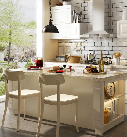 Rosa Traditional ivory white