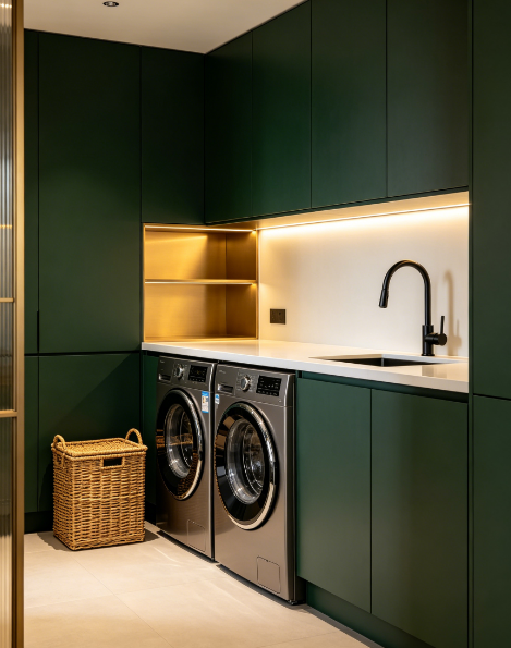 Melodia  green laundry